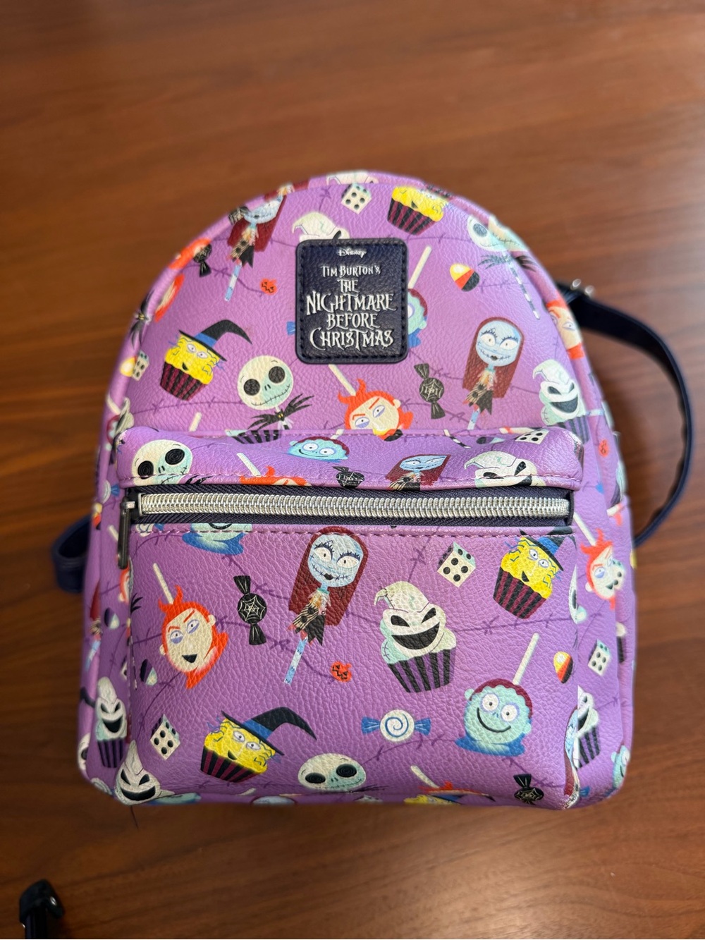 Disney The Nightmare Before Christmas Purple Mini Backpack